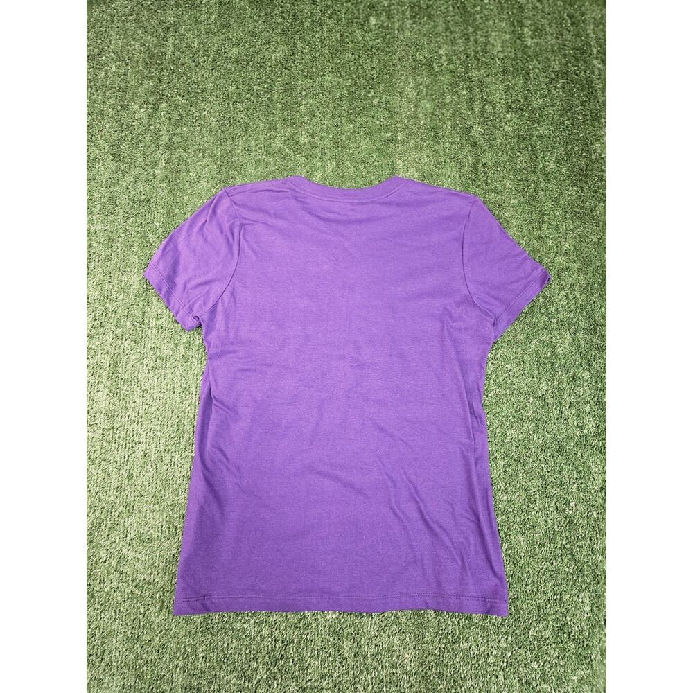NWT Nike Womens LSU Tigers Script Over Logo Purple T-Shirt Size Medium - Picture 5 of 9